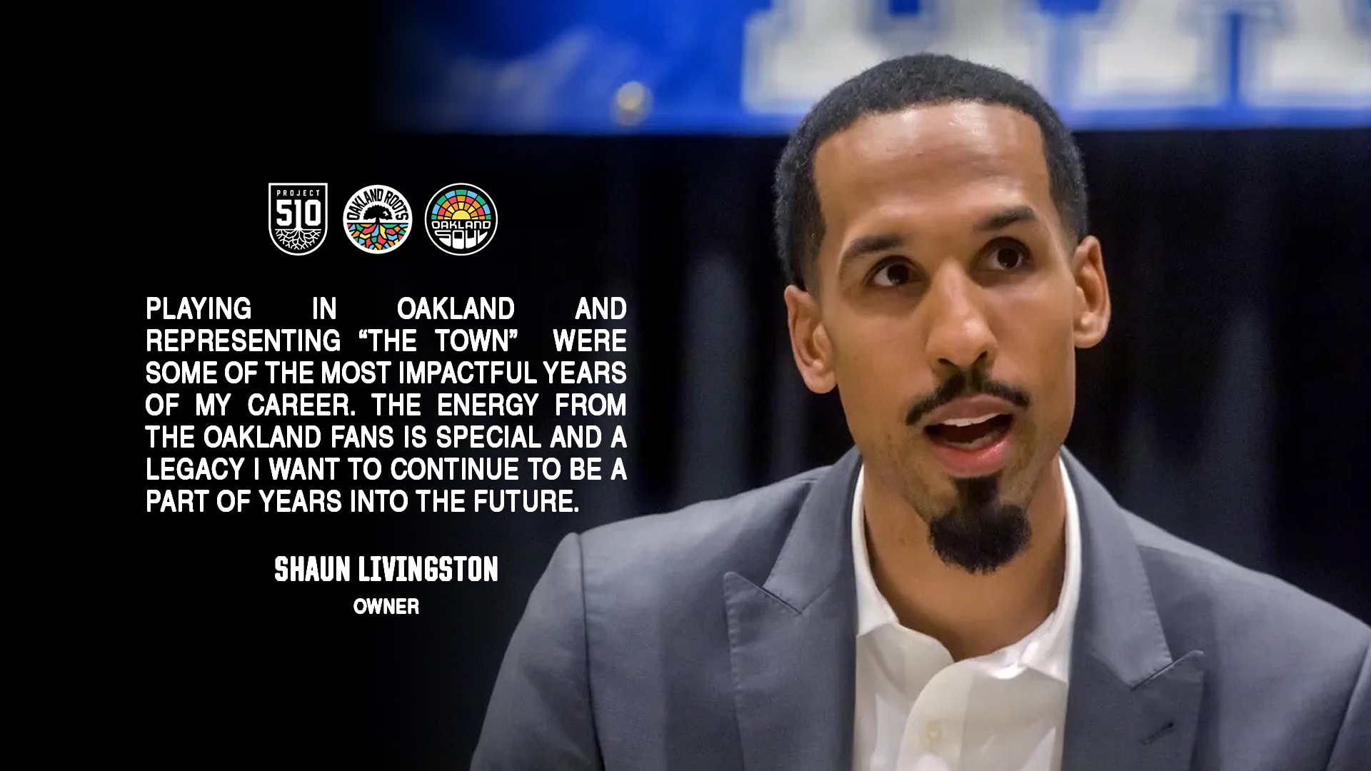 Three Time NBA Champion Shaun Livingston Joins Oakland Roots and Soul