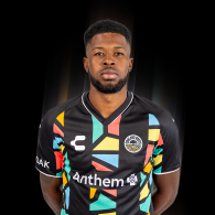 Image of Kai Greene wearing the Oakland Roots SC 2025 Primary Kit