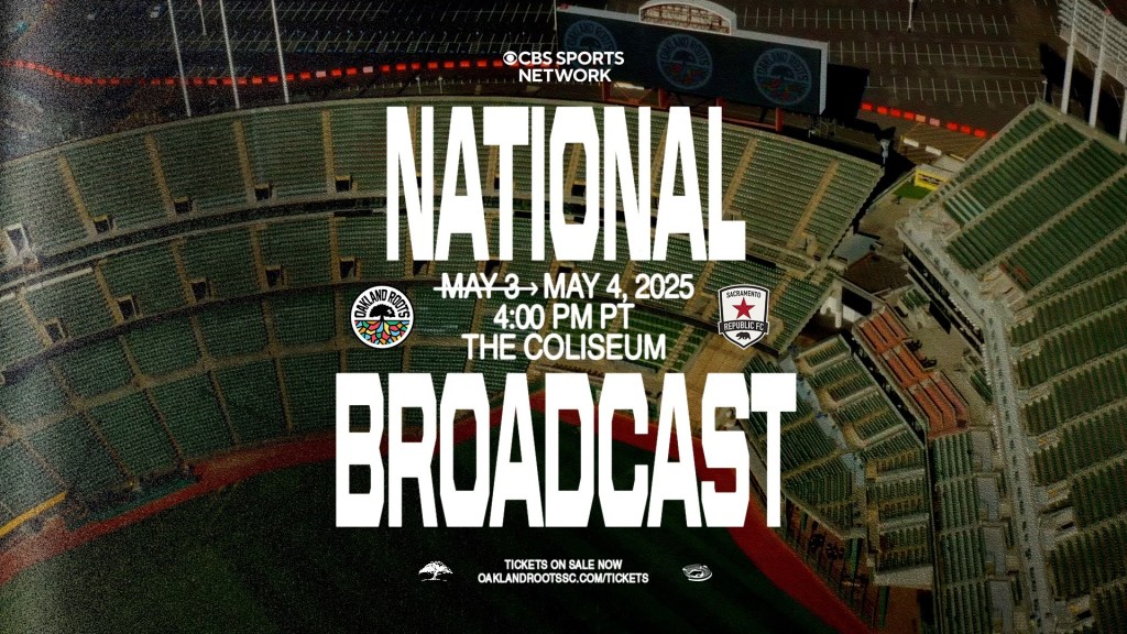 Oakland Roots SC National Broadcast CBS Sacramento Republic FC