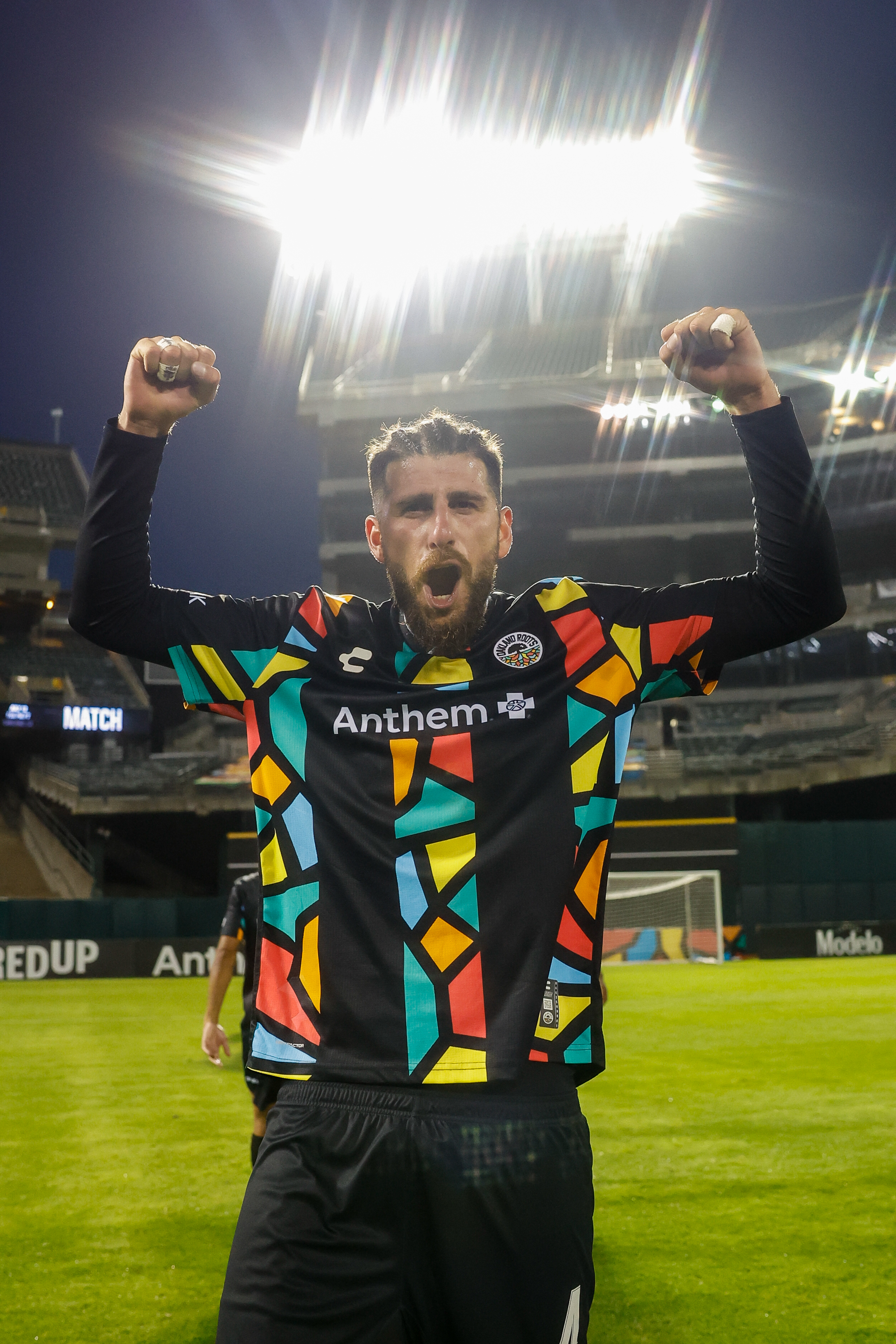 Roots Player Celebrating