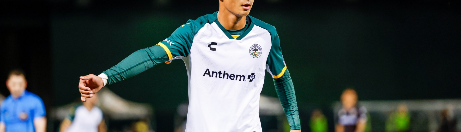 Oakland Root player, Ilya Alekseev.